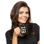 Cana cu degetul mijlociu Have a Nice Day - NEAGRA