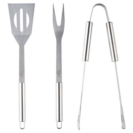 set accesorii grill inox cu husa ad 6730 adler