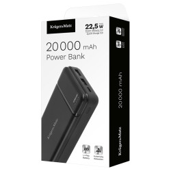 power bank 20000mah li-pol qc 3.0 pd 3.0 kruger&matz