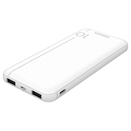 power bank li-polymer 10000mah philips