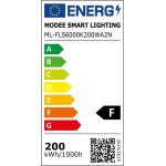 proiector led 200w 18000lm ip65 6000k negru modee