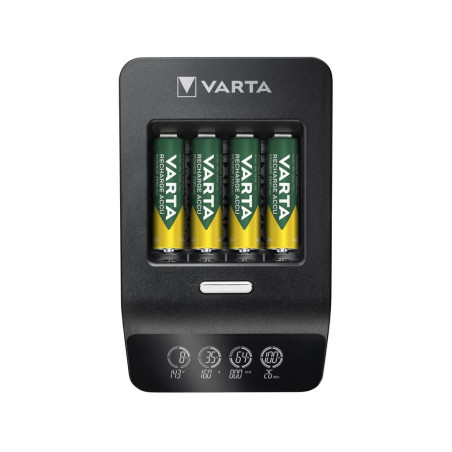 incarcator varta ultra fast charger+ 57685 nimh aaa, aa + 4 acumulatori aa 2100 mah