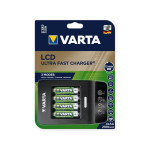 incarcator varta ultra fast charger+ 57685 nimh aaa, aa + 4 acumulatori aa 2100 mah