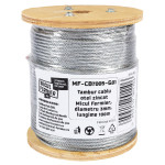 tambur cablu otel zincat micul fermier, diametru 3mm, lungime 100m tambur cablu otel zincat micul fermier, diametru 3mm, lungime 100m
