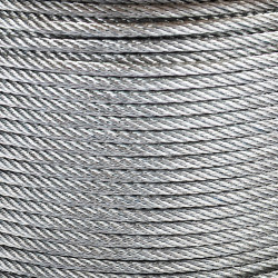 tambur cablu otel zincat micul fermier, diametru 3mm, lungime 100m