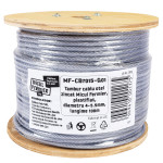 tambur cablu otel zincat micul fermier, plastifiat, diametru 4-5.5mm, lungime 100m tambur cablu otel zincat micul fermier, plastifiat, diametru 4-5.5mm, lungime 100m