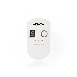 Detectoare de gaze, Detector NEDIS DTCTG10CWT GPL, gaz natural și gaz cărbune -1, dioda.ro