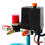 compresor detoolz 50l cu ulei, 1680 w, debit 206l/min, 8 bar, 2 prize de aer