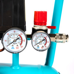 compresor detoolz 50l cu ulei, 1680 w, debit 206l/min, 8 bar, 2 prize de aer