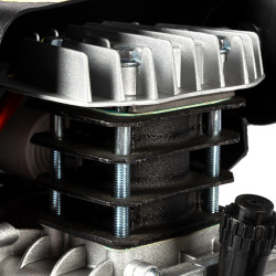 compresor detoolz 50l cu ulei, 1680 w, debit 206l/min, 8 bar, 2 prize de aer
