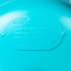 compresor detoolz 50l cu ulei, 1680 w, debit 206l/min, 8 bar, 2 prize de aer