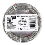 cablu otel zincat micul fermier, diametru 5mm, lungime 25m cablu otel zincat micul fermier, diametru 5mm, lungime 25m