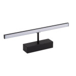 lampa picture led 9w 40cm 4000k ip44, negru, erste