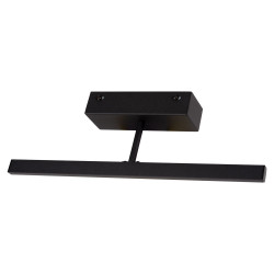 lampa picture led 9w 40cm 4000k ip44, negru, erste