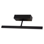 lampa picture led 12w 50cm 4000k ip44, negru, erste