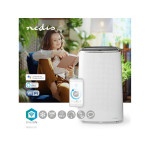 aer conditionat portabil nedis smartlife 3in1, 14.000 btu, pana la 120 m3, wi-fi, functie dezumidificare, clasa energetica a