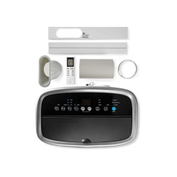 aer conditionat portabil nedis smartlife 3in1, 14.000 btu, pana la 120 m3, wi-fi, functie dezumidificare, clasa energetica a
