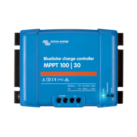 incarcator solar 12v 24v 30a victron energy bluesolar mppt 100/30