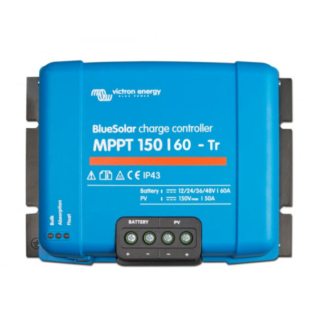 incarcator solar 12v 24v 48v 60a victron energy bluesolar mppt 150/60-tr