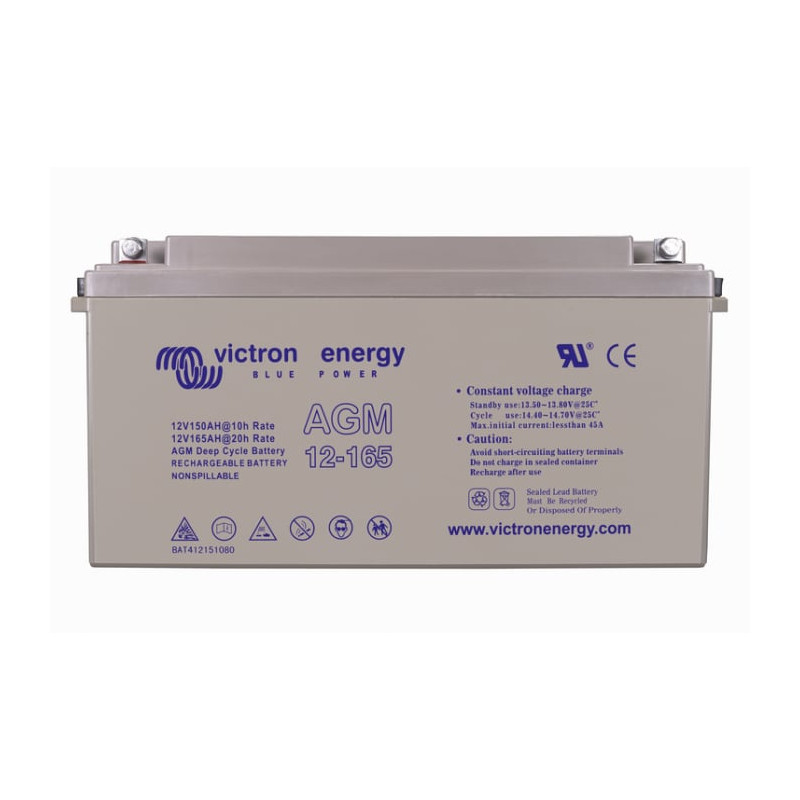 victron energy agm deep cycle battery 12v/165ah