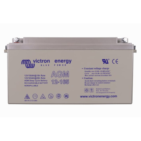 victron energy agm deep cycle battery 12v/165ah