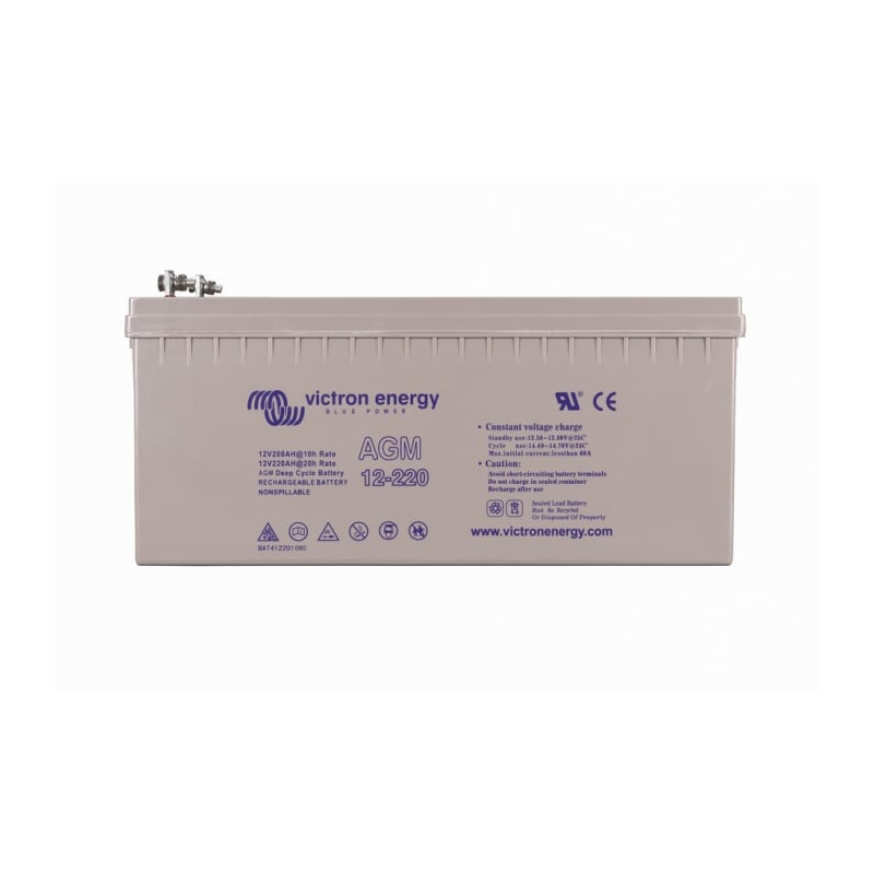 victron energy agm deep cycle battery 12v/220ah