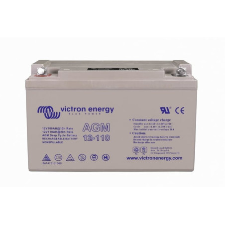 victron energy agm deep cycle battery (m8) 12v/165ah