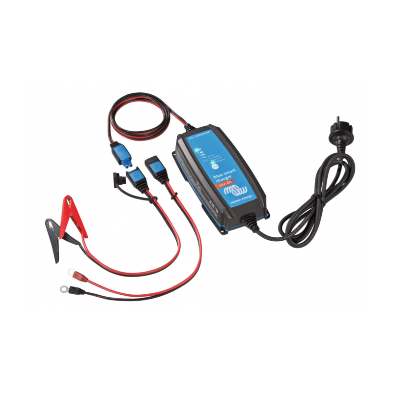 incarcator de retea victron energy blue smart ip65s charger 12/4 + dc connector
