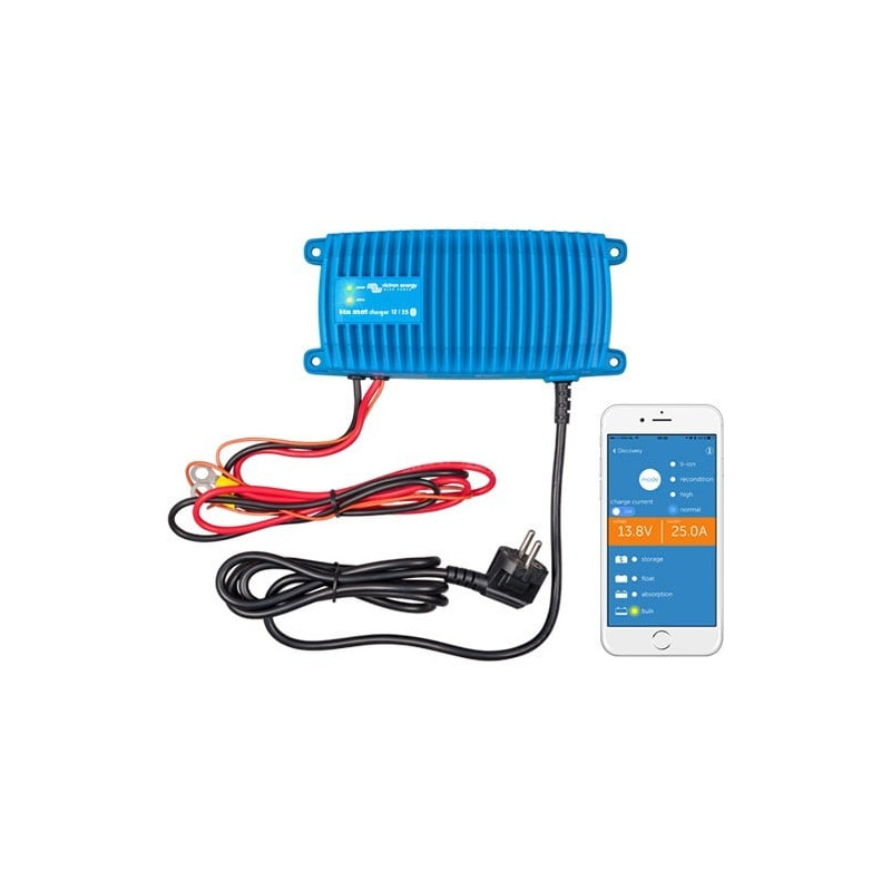 incarcator de retea victron energy blue smart ip67 charger 12/25 (1+si)