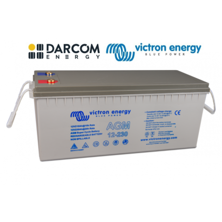 victron energy agm super cycle battery 12v/230ah (m8)