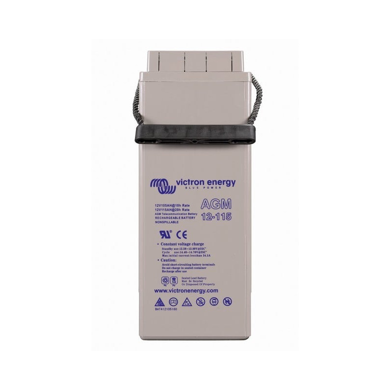 victron energy agm telecom battery 12v/115ah (m8)