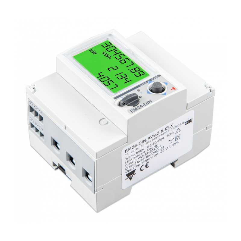 energy meter em24 - 3 phase - max 65a/phase energy meter em24 - 3 phase - max 65a/phase