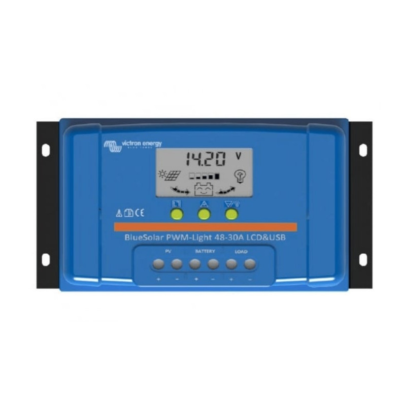 incarcator solar lcd&usb 48v-30a victron energy bluesolar pwm-lcd&usb 48v-30a