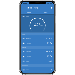 incarcator solar 12v 24v 48v 70a victron energy smartsolar mppt 150/70-tr ve.can