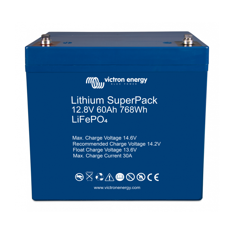 victron energy lithium superpack 12,8v/60ah (m6)