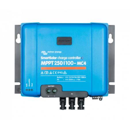 incarcator solar 12v 24v 48v 100a victron energy smartsolar mppt 250/100-mc4 ve.can