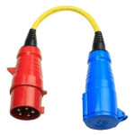 victron energy adapter cord 32a 3-phase to single phase