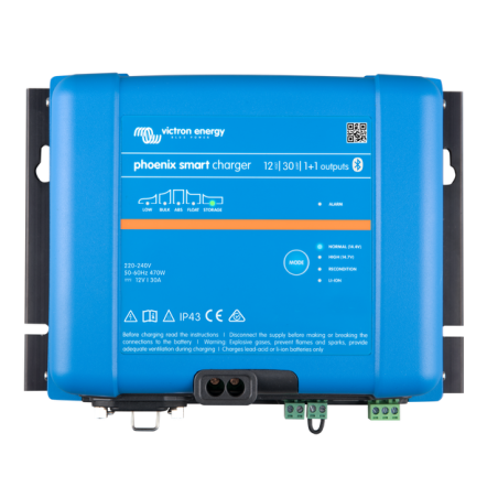 incarcator de retea victron energy phoenix smart ip43 charger 12/30 (1+1)