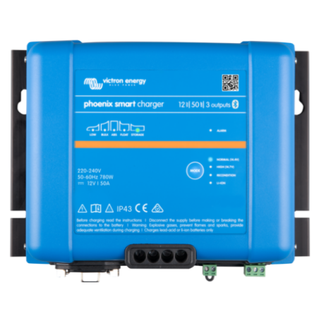 incarcator de retea victron energy phoenix smart ip43 charger 24/16 (1+1)