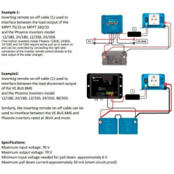 victron energy cablu de comutare invertor - controler solar victron energy inverting remote on-off cable
