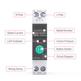 Siguranta Smart WIFI, Reglabila 1-63A, TUYA, Control La Distanta, Protectie Supra si Subtensiune, Supracurent, Control Vocal