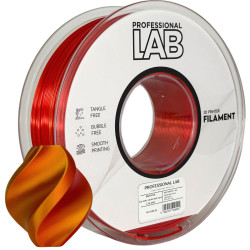 silk pla dual color rosu auriu | prof. lab