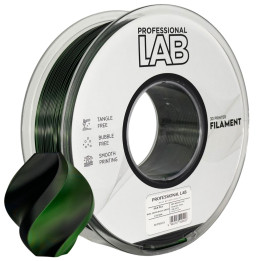 silk pla dual color negru verde | prof. lab