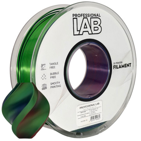 silk pla tri color rosu albastru verde | prof. lab