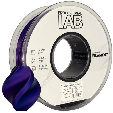 silk pla tri color albastru violet negru | prof. lab
