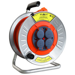 tambur prelungitor electric metalic 3x2.5mm 40m