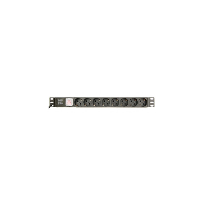 pdu rack 1u 8 prize 3680w 3m gembird