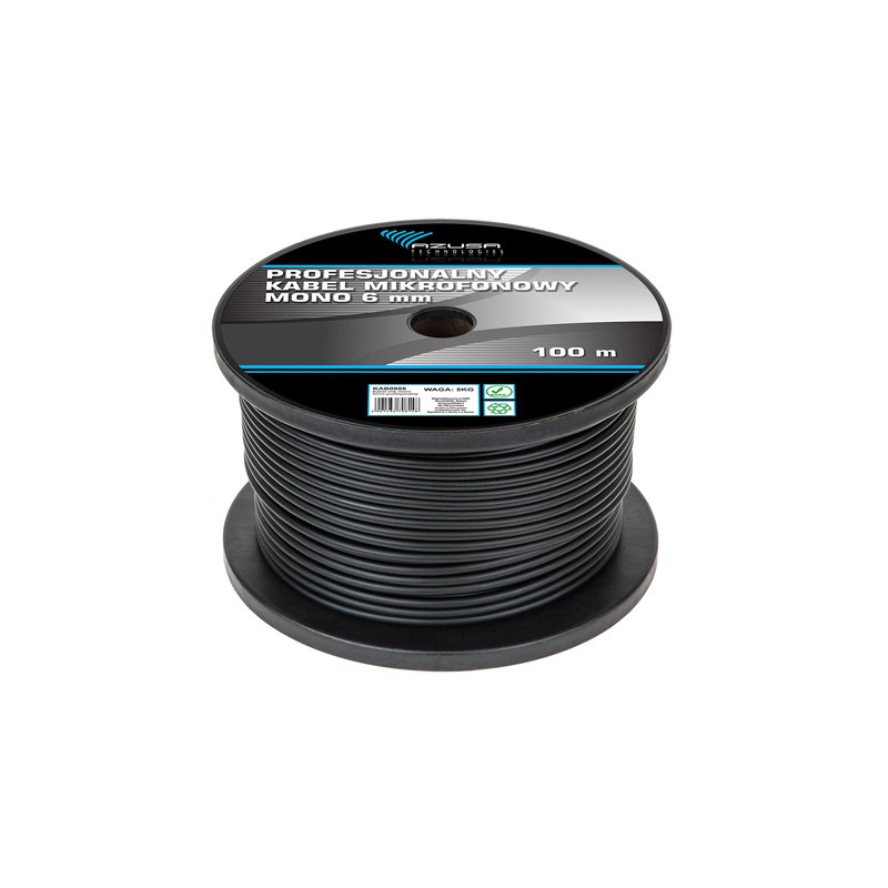 cablu microfon 6mm mono prof.