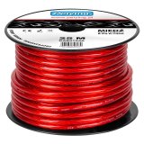 cablu putere cu 8ga (6.7mm/8.31mm2) 25m rosu