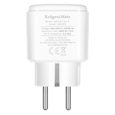 priza smart wifi connect p4 tuya kruger&matz